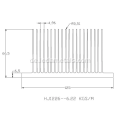 Anpassen von Aluminium Extruded Wärme -Aluminium -Extrusionsteil